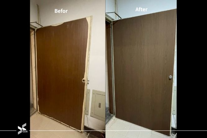 門片/門框貼膜-特耐軟片-木紋KR901