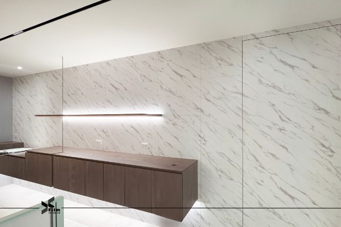 電視牆裝潢貼膜-特耐軟片-石紋NS814