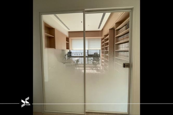 玻璃彩藝膜-窗飾貼膜-雪花漸層Ａ27