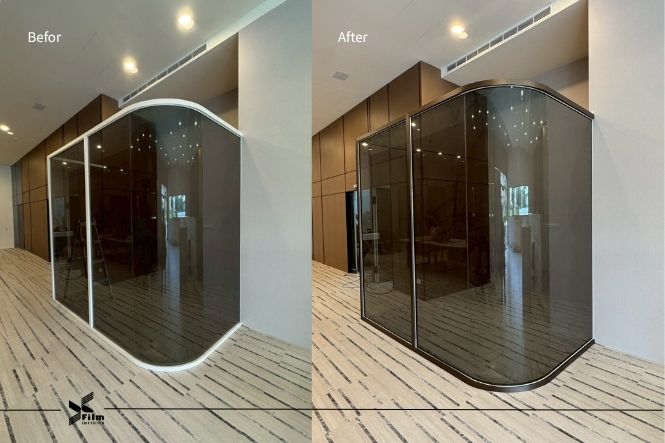 特殊造型貼膜-特耐軟片-金屬MF005