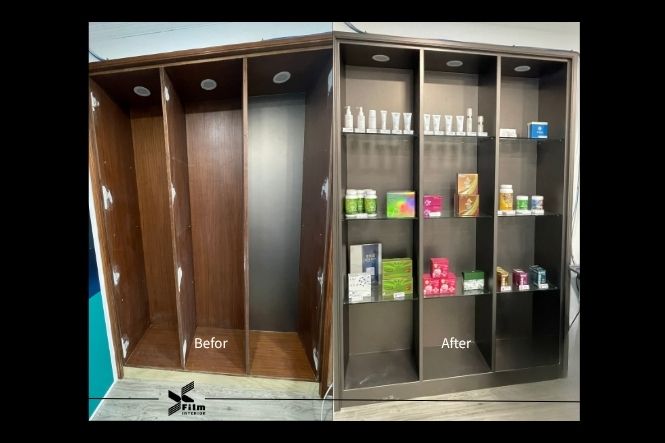 系統櫃貼膜-特耐軟片-金屬MF006