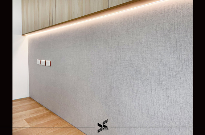 牆壁裝潢貼膜-特耐波音軟片-織紋KF635