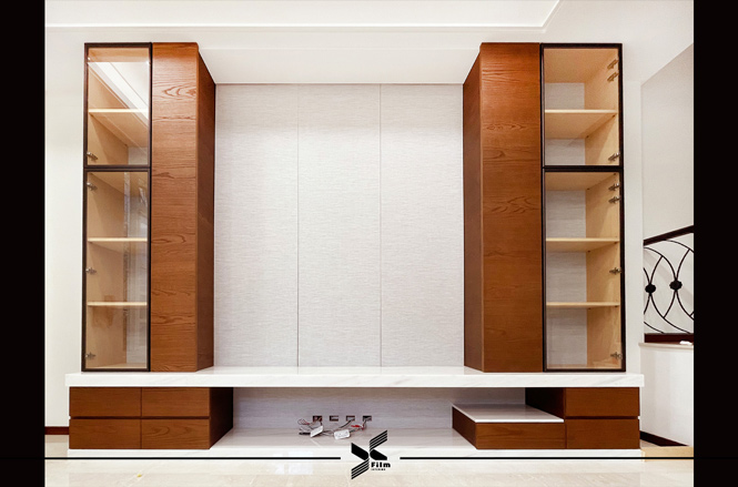 電視牆裝潢貼皮-特耐波音軟片-織紋KF635