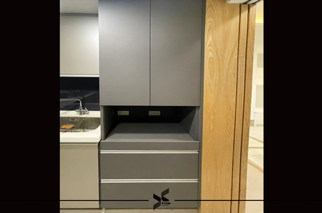 系統櫃裝潢貼膜-特耐波音軟片-皮紋KL585