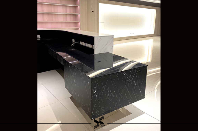 系統櫃貼膜-櫃台-特耐軟片-石紋NS804