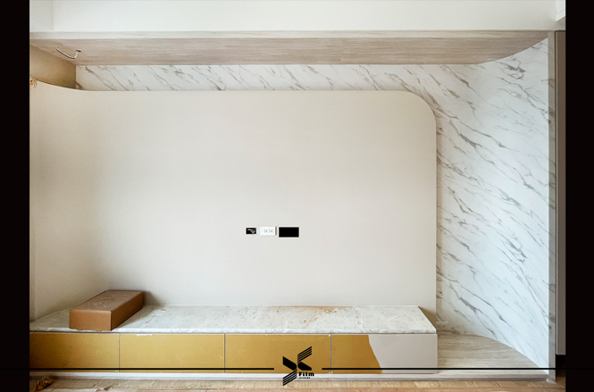 電視牆裝潢貼膜-特耐軟片-石紋NS814