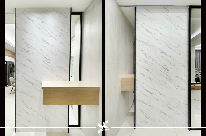 門片貼膜-特奈軟片-石紋NS814