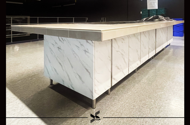 系統櫃貼膜-特耐波音軟片-石紋NS814