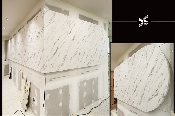 造型/形象牆貼膜-特耐軟片-石紋NS814