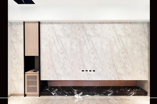 電視牆裝潢貼皮-特耐波音軟片-石紋PM003