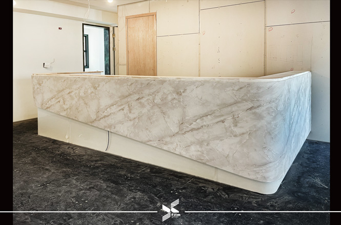 造型/系統櫃貼膜-特耐波音軟片-石紋PM003