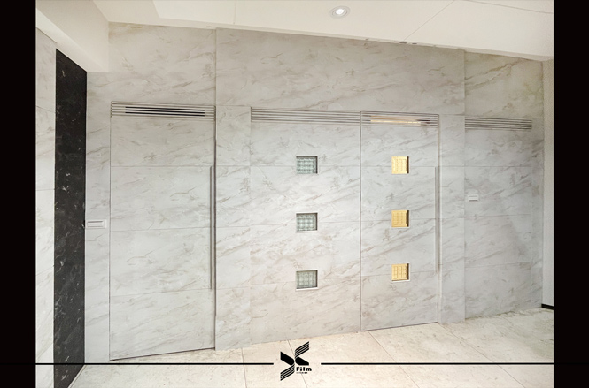 牆壁裝潢貼膜-特耐波音軟片-石紋PM003