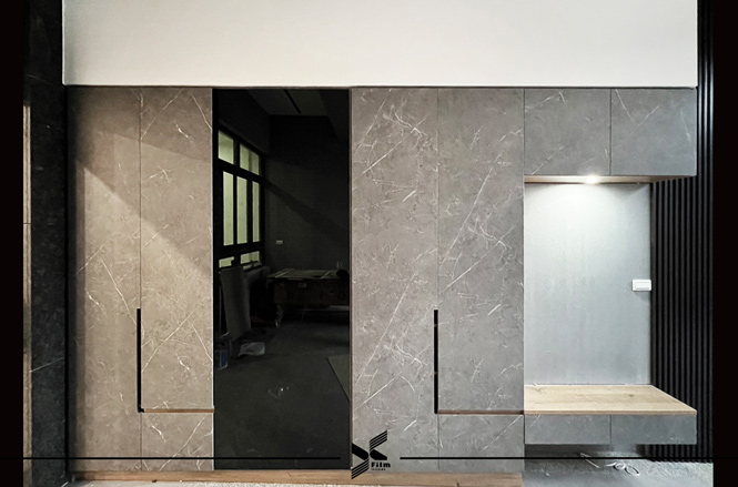 系統櫃貼膜-特耐波音軟片-石紋PM006