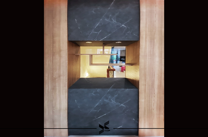 系統櫃裝潢貼膜-特耐波音軟片-石紋PM007