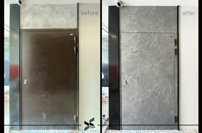 門片/門框貼膜-特耐軟片-石紋PM016