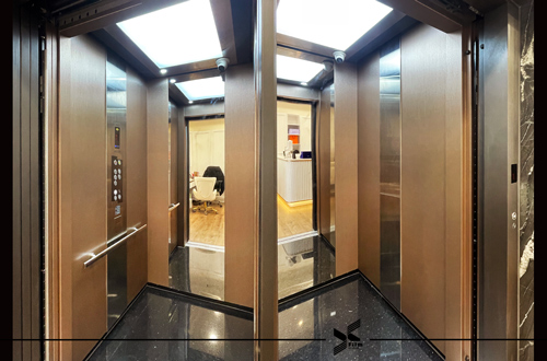 電梯門框裝潢貼膜-特耐波音軟片-金屬PM979