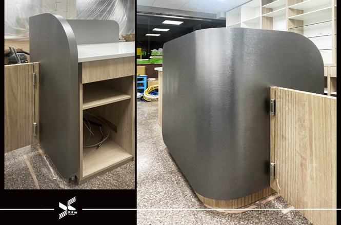 造型/系統櫃貼膜-特耐波音軟片-金屬RM004