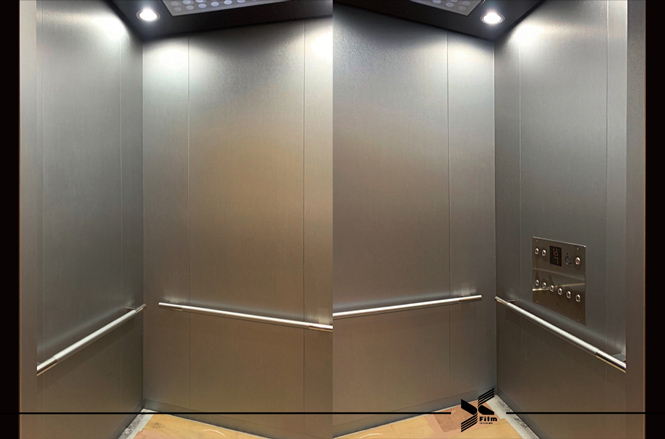 電梯門框裝潢貼膜-特耐波音軟片-金屬RM004