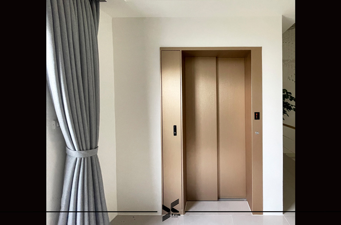 電梯門框裝潢貼膜-特耐波音軟片-金屬RM007