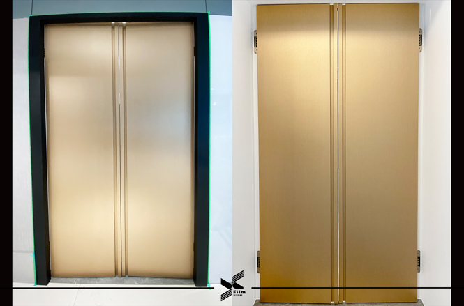 門片貼膜-特耐軟片-金屬RM007