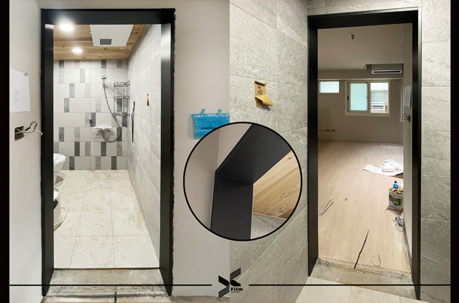 門框貼膜-特耐軟片-金屬RM009