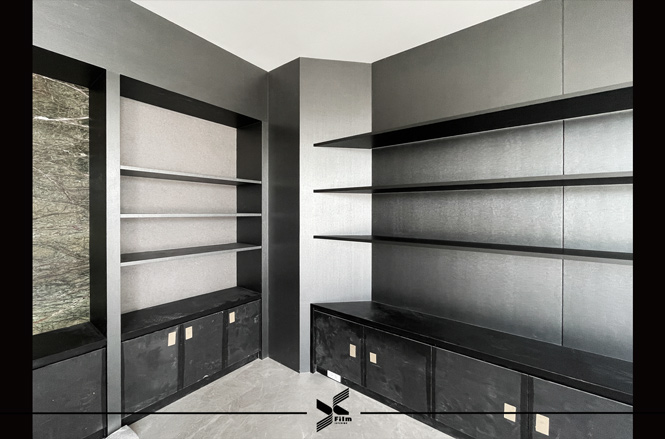 系統櫃/牆壁裝潢貼膜-特耐波音軟片-金屬RM009