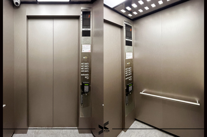 電梯門框裝潢貼膜-特耐波音軟片-金屬RM051