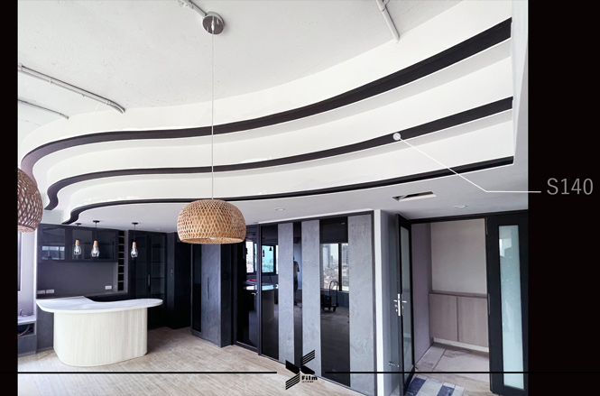 天花板裝潢貼膜-造型天花板-單色140