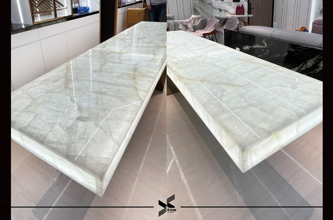 自動修護膜-大理石餐桌包膜