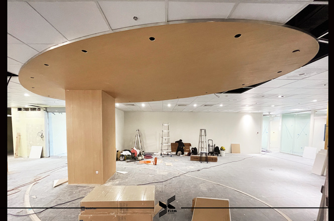 天花板裝潢貼膜-特耐軟片-木紋SPW66