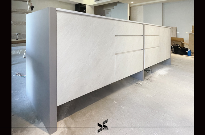 鞋櫃貼膜-特耐波音軟片-石紋ST677