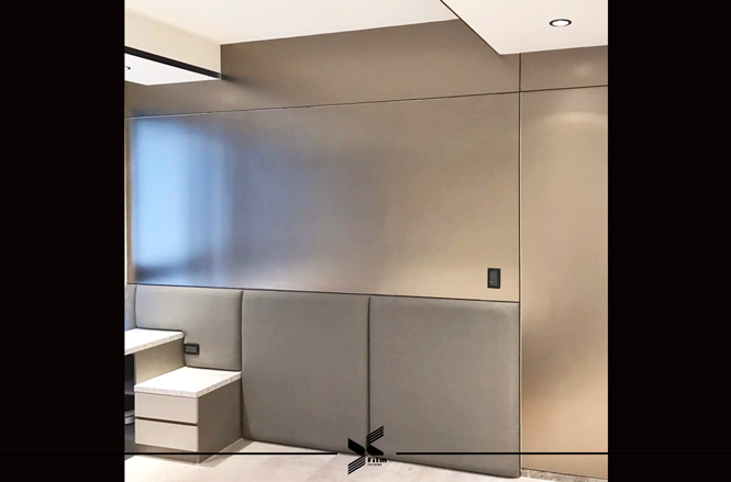 牆壁裝潢貼膜-特耐波音軟片-金屬UMI02