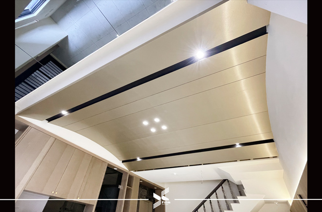 天花板裝潢貼膜-特耐軟片-金屬VMV18205