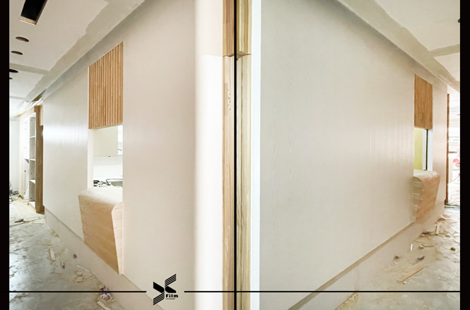 牆壁裝潢貼膜-特耐波音軟片-木紋ZSW04